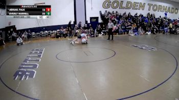 100 lbs Cons. Semi - Everly Harrell, Seneca Valley Hs vs Abigail Falk, Fort Leboeuf Hs