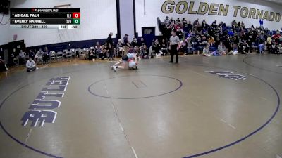 100 lbs Cons. Semi - Everly Harrell, Seneca Valley Hs vs Abigail Falk, Fort Leboeuf Hs