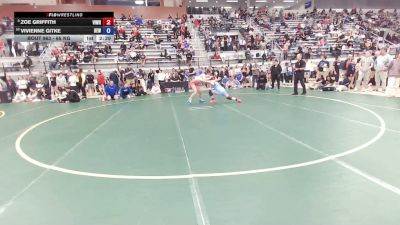 65 kg 3rd Place Match - Zoe Griffith, Vision Wrestling vs Vivienne Gitke, Betterman Elite Wrestling