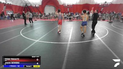 145 lbs Cons. Round 2 - Titan Tekautz, MN vs Jason Bowers, IL