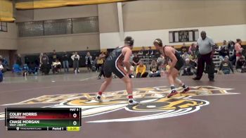 174 lbs 1st Place Match - Colby Morris, Waynesburg vs Chase Morgan, West Liberty