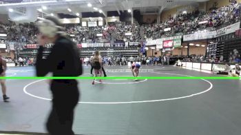 130 lbs Champ. Round 1 - Averie Counts, Russell HS vs Naomi Black, Fredonia HS