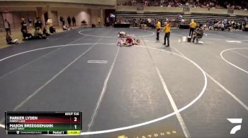 139 Championship Bracket Champ. Round 3 - Parker Lyden, Forest Lake vs Mason Breeggemann, Scott West