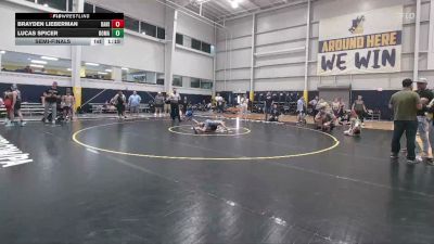 85 lbs Semifinal - Brayden Lieberman, Danielsville vs Lucas Spicer, Romansville