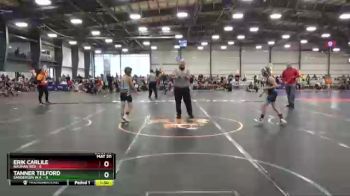 84 lbs Round 5 (6 Team) - Tanner Telford, Sanderson W.A. vs Erik Carlile, Nauman Red