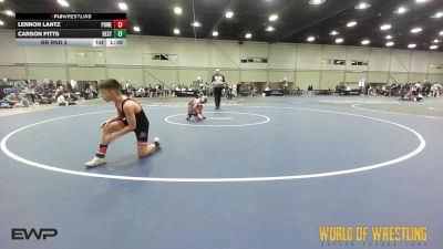 90 lbs Rr Rnd 3 - Lennon Lantz, Powerhouse Elite 9u vs Carson Pitts, Best Trained 9U