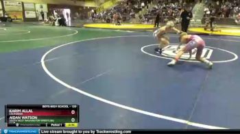 120 lbs Cons. Round 3 - Aidan Watson, South West Washington Wrestling Club vs Karim Allal, California