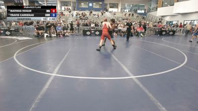 157 lbs Quarters - Mathias Hogue, Headwaters Wrestling Academy vs Travis Cardenas, Southwest Wrestling