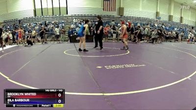 143 lbs 1st Place Match - Brooklyn Whited, OH vs Eila Barbour, IL