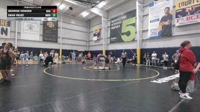 140 lbs Consi Of 8 #2 - Georgie Krieger, Secaucus vs Dean Velez, Morris Plains