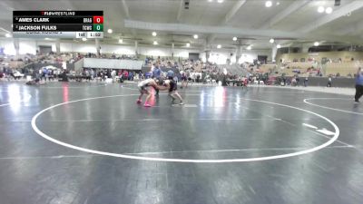 130 lbs Cons. Round 2 - Jackson Fulks, Sumner Co Wrestling Club vs Ames Clark, Dragon Wrestling Club