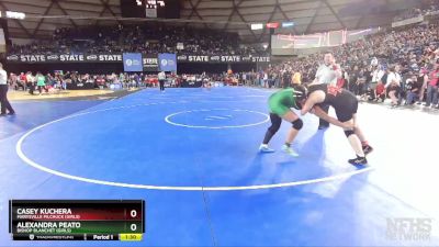 Girls 3A/4A 145 Quarterfinal - Casey Kuchera, Marysville Pilchuck (Girls) vs Alexandra Peato, Bishop Blanchet (Girls)