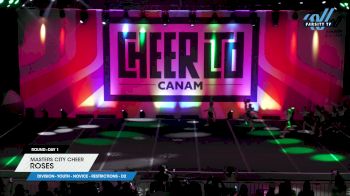 Masters City Cheer - Roses [2025 L1 Youth - Novice - Restrictions - D2 Day 1] 2025 CANAM Grand Nationals