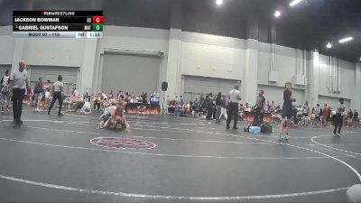 110 lbs 3rd Place Match - Gabriel Gustafson, Top Rank vs Jackson Bowman, Woodland Wrestling