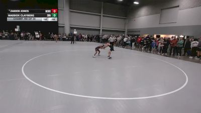 71 lbs Champ. Rd Of 32 - Zaiden Jones, MN Elite Wrestling Club vs Maddox Clayberg, Sebolt Wrestling Academy