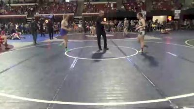 138 lbs Round 1 - Dakota Petersen, Bearcats Wrestling Club Helena vs Gena Pannell, Unattached