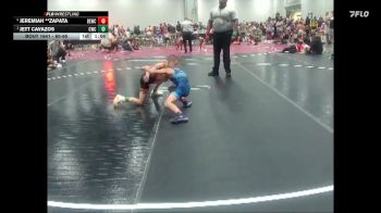 60-65 lbs Semifinal - Jett Cavazos, Cowboy Wrestling Club vs Jeremiah **Zapata, Betterman Elite Wrestling Club