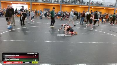 60 lbs Quarterfinal - Dresden Deane, Hard Rock Rams vs Isaac Aguillon, C2X