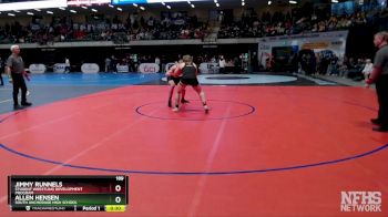 189 lbs 3rd Place Match - Allen Hensen, South Anchorage High School vs Jimmy Runnels, Student Wrestling Development Program