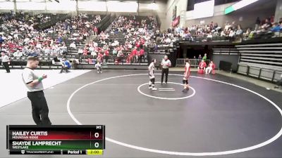 6A 155 lbs Quarterfinal - Hailey Curtis, Mountain Ridge vs Shayde Lamprecht, Westlake