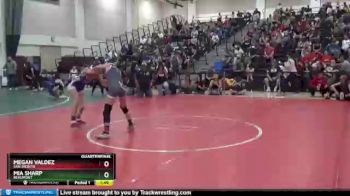 101 lbs Quarterfinal - Megan Valdez, San Jacinto vs Mia Sharp, Beaumont