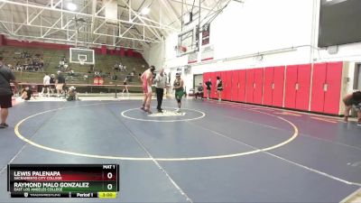 285 lbs Cons. Round 1 - Raymond Malo Gonzalez, East Los Angeles College vs Lewis Palenapa, Sacramento City College