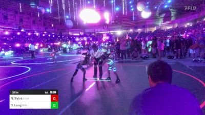 50 lbs Round Of 16 - Nalu Sylva, Sturgis SD vs Daxton Lang, Gering WC