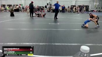 48 lbs Semis (4 Team) - Gian Pasquerallo, Seagull WC vs Kam Christie, Team Germantown