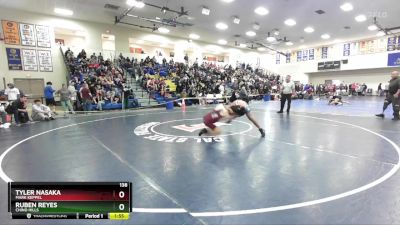 138 lbs Champ. Round 1 - Tyler Nasaka, Mark Keppel vs Ruben Reyes, Chino Hills