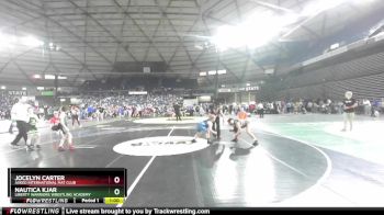 116-127 lbs Round 2 - Jocelyn Carter, Askeo International Mat Club vs Nautica Kjar, Liberty Warriors Wrestling Academy