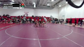 135 lbs Semifinal - Amaiah Aguilar, Central-GJ vs Angelina Padia, Eaglecrest