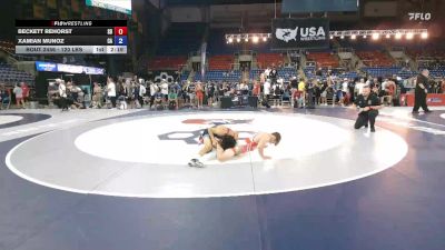 120 lbs Cons. Sub-rd Of 32 - Beckett Rehorst, SD vs Xamian Munoz, CA