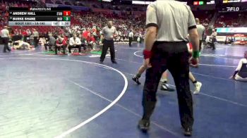1A-165 lbs Cons. Round 2 - Burke Shane, Riceville vs Andrew Hall, Saint Ansgar