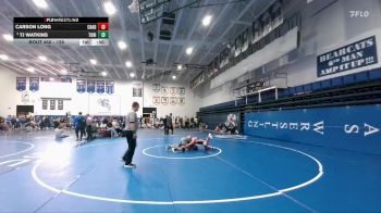 138 lbs Cons. Round 5 - TJ Watkins, Tongue River vs Carson Long, Chadron