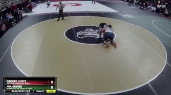 Cons. Round 1 - Ava Grimes, Humboldt-Tbl Rock-St. Girls vs Brooke Lentz, So Valley/Arapahoe Girls