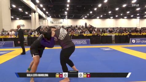 Efstratia Kambas vs Kaila Leota Manglona 2025 World IBJJF Jiu-Jitsu No-Gi Championship
