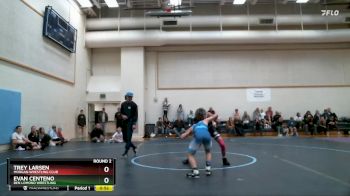 105-109 lbs Round 2 - Evan Centeno, Ben Lomond Wrestling vs Trey Larsen, Morgan Wrestling Club