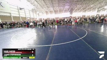 75 lbs Champ. Round 2 - Kaze Carter, Altamont Longhorn Wrestling vs Caden Stephenson, Elite
