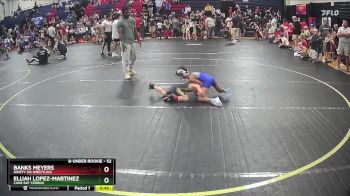 52 lbs Quarterfinal - Banks Meyers, Ninety Six Wrestling vs Elijah Lopez-Martinez, Cane Bay Cobras