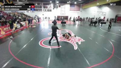 126-132 lbs Round 2 - Louis Lorenzana, Wolves Den Wrestling Club vs Nolan Montelongo, Norte Vista