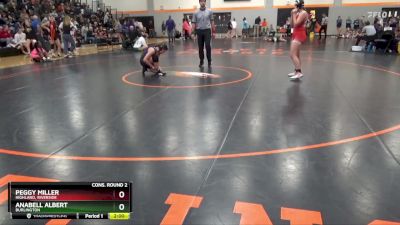 155 lbs Cons. Round 2 - Peggy Miller, Highland, Riverside vs Anabell Albert, Burlington