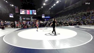 100 lbs Champ. Rd Of 64 - Araceli Clem, PA vs Peggy Susan Dean, CO