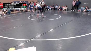 90 lbs Cons. Round 2 - Tytan Freeman, East Idaho Elite Wrestling Club vs Hagen Carpenter, Terreton Panthers