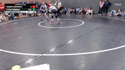 90 lbs Cons. Round 2 - Tytan Freeman, East Idaho Elite Wrestling Club vs Hagen Carpenter, Terreton Panthers