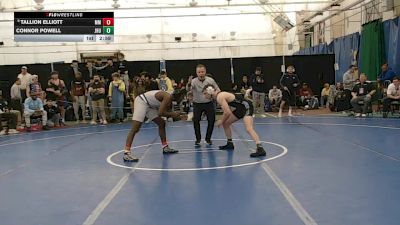 165 lbs Champ. Round 2 - Connor Powell, Johns Hopkins vs Tallion Elliott, Marymount