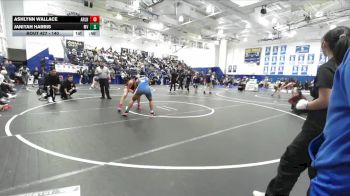 140 lbs Cons. Round 2 - Janiyah Harris, Moreno Valley vs Ashlynn Wallace, Arlington