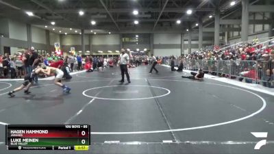 85 lbs Cons. Round 1 - Luke Meinen, Blue Valley vs Hagen Hammond, Jaguars