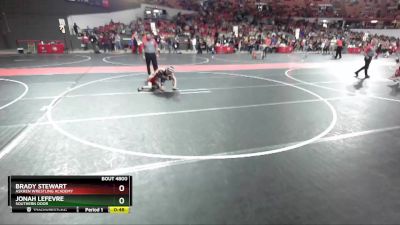 63 lbs 5th Place Match - Brady Stewart, Askren Wrestling Academy vs Jonah LeFevre, Southern Door