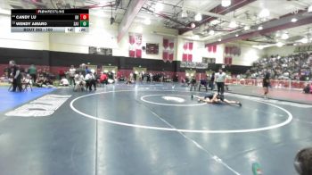 100 lbs Cons. Round 4 - Wendy Amaro, Santa Ana Valley vs Candy Lu, Diamond Bar