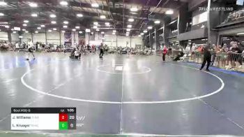 132 lbs Rr Rnd 3 - Jewell Williams, Team Barracuda vs Liam Krueger, Fight Barn Wrestling Club